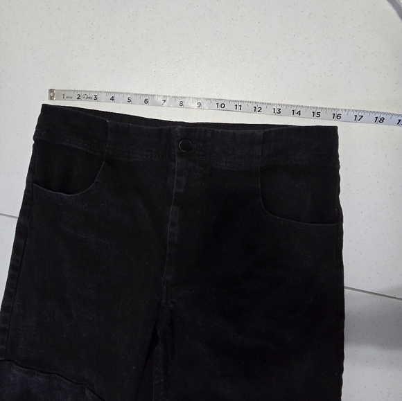 ROUCHA PENN DENIM Black Barrel Balloon Jeans Women's Medium Short - Picture 4 of 14